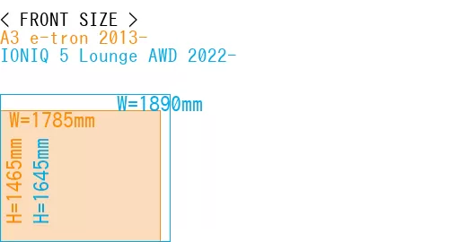 #A3 e-tron 2013- + IONIQ 5 Lounge AWD 2022-